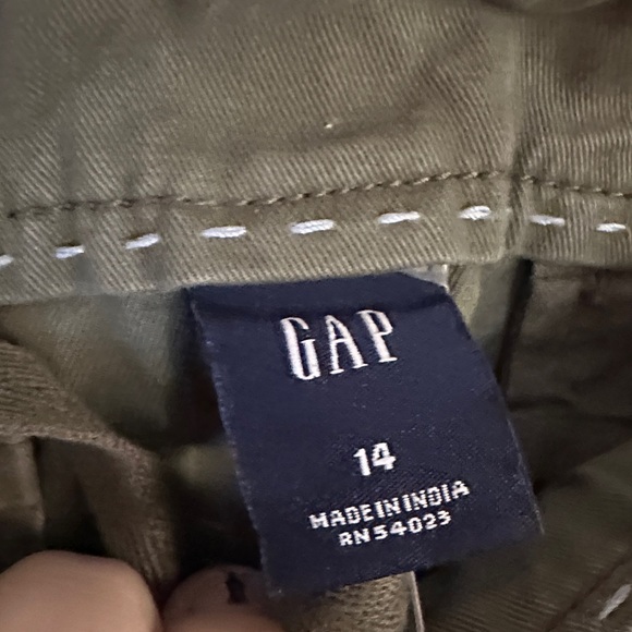 GAP Olive Green Mini Skirt with Embroidery - Picture 3 of 4